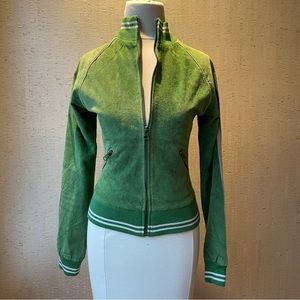 Vintage 1970s Suede Varsity Bomber Jacket